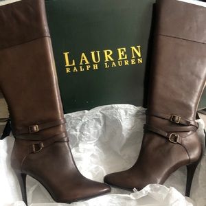 RALPH LAUREN BOOTS:  never worn bought for display